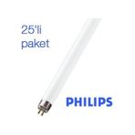 Philips 25 Adet 18W SnowWhite Floresan Ampul