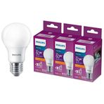 Philips 2700K Sarı Işık 8-6W 3'lü Led Ampul