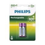 Philips 2li Şarj Edilebilir AAA İnce Pil 800mah - 2'li