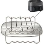 Philips 3000 Serisi Çift Hazneli Airfryer NA350/00 9 Lt Yağsız Fritöz Izgara Teli ve 5 Adet Şiş Uyumlu