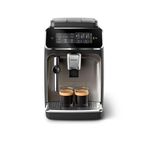 Philips 3300 Serisi tam otomatik kahve makinesi - 5 içecek, sezgisel dokunmatik ekran, klasik süt köpürtücü, SilentBrew, %100 seramik öğütücü, AquaClean filtre. Siyah krom (EP3326/90)