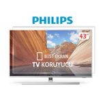 Philips 43pus8909 Tv Koruyucu - Philips 43" İnç Ambilight The One Tv Kırılmaz Koruyucu