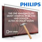 Philips 48oled708/12 Tv Ekran Koruyucu 121 Ekran 4k Uhd Smart Ambilight Oled