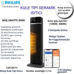 Philips 5000 Serisi Akıllı Kule Tipi Seramik Isıtıcı, 2 Saniyede Hızlı Isıtma,( CX5120/11) - 2000 W