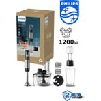 Philips 5000 Serisi Doğrayıcı, Blender ve Karıştırma 1200W Üstün Karıştırma Blender Mutfak Robotu+ Mutfak Tartısı - Siyah