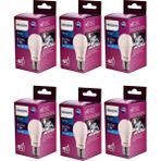 Philips 6 Lı Müthiş Tasarruflu Uzun Ömürlü 100 W Gücünde 8W Tüketim Klasik E27 Duylu LED Ampul Lamba - Beyaz