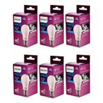 Philips 6 Lı Müthiş Tasarruflu Uzun Ömürlü 100 W Gücünde 8W Tüketim Klasik E27 Duylu Led Ampul Lamba