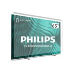 Philips 65oled759 Tv Ekran Koruyucu - Philips 65" İnç 164cm Ambilight Oled Kırılmaz Koruyucu Şeffaf Paneli