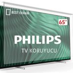 Philips 65OLED909 TV EKRAN KORUYUCU - Philips 65" inç 164 cm 4K Ambilight Hoparlörlü ÖZEL Kırılmaz Koruyucu Şeffaf panel