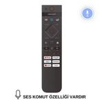 Phılıps 75pus8909/12 Uyumlu Ses Komutlu 4k Ambilight Led Tv Kumanda