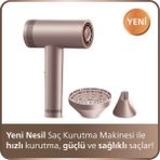 Philips 8000 Serisi Saç Kurutma Makinesi, DC Motor, ThermoShield Advanced sensör, BHD837/10