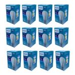 Philips - 8W 60W 12 Adet Led Ampul Beyaz Işık