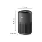 Philips 900 Serisi Hava Temizleyici, 65 m2'ye Kadar Etkili, HEPA ve Aktif Karbon filtresi, 250 m³/sa temiz hava hızı (CADR), AC0951/13