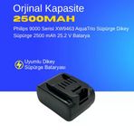 Philips 9000 Serisi XW9463 AquaTrio Süpürge Dikey Süpürge 2500 mAh 25.2 V Batarya – Orjinal Uyumlu Uzun Ömürlü, Yüksek Performans Pil