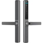 Philips Akıllı Kilit DDL611S-5HBS Wi-Fi Akıllı Kapı Kilidi | Ince Profil, Parmak Izi, Şifre, Kart ve Uzaktan Kontrol - Gri