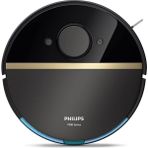 Philips Aqua Islak ve Kuru Temizlik Robotu, Güçlü 5200 Mah Li-Ion PIL,5000 Pa Emiş Gücü, 360 Lazer Navigasyon, EPA11 Filtre, Homerun Mobil Uygulaması - Siyah
