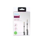Philips Aux Spiral Kablo Siyah