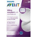 Philips Avent 24'lü Tek Kullanımlık Göğüs Pedi Standart Beden Ultra Emici ve Konforlu Tasarım