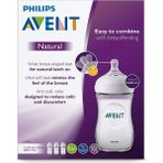 Philips Avent 260 ml Plastik Biberon 1AY+ 3lü Set Cam Değildir - Şeffaf