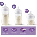 Philips Avent 3'lü Biberon Seti 125 ml 0+ Ay 260 ml 1+ Ay 330 ml Plastik Malzeme ile Anti-kolik Özellikli