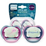 Philips Avent 6-18 Ay Kız Ultra Air Night Karanlıkta Parlar Gece Emziği