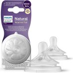 Philips Avent Doğal Tepkili 2'li Biberon Emziği, 4 Numara, SCY964/02