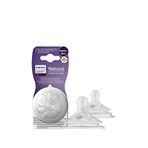 Philips Avent Doğal Tepkili 4 Numara 3+ Ay 2'li Biberon Emziği - Beyaz