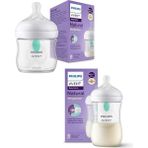 Philips Avent Doğal Tepkili Antikolik Valfli Biberon Seti 125 ml & 260 ml Plastik Malzemeden