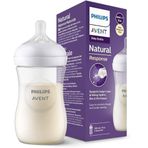Philips Avent Doğal Tepkili Biberon, PP, 260ml, 3-6 Ay, Beyaz, SCY903/01