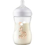Philips Avent Doğal Tepkili Zürafa Desenli Biberon, Pp, 260ML, 3-6 Ay, SCY903/66 (2 Adet)