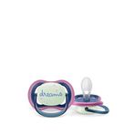 Philips Avent Dreams Mor 6-18 Ay Silikon 2'li Ultra Air Gece Emziği - Beyaz
