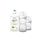 Philips Avent Ikili Cam Biberon Seti 500 ml Temizleyici Hediyeli