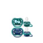 Philips Avent Mavi Yeşil 18+ Ay 2'li Ultra Air Gece Emziği