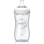 Philips Avent Natural Cam Biberon 240 ml – Güvenli, Yavaş Akışlı ve Anne Göğsü Taklidi Ekstra Yumuşak Emzikli