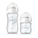 Philips Avent Natural Cam Biberon Seti 2'li - Yenidoğan 120 ml Cam Biberon & 1ay 240 ml Cam Biberon