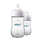 Philips Avent Natural PP Biberon 260 ml, 2'li Set, Şeffaf