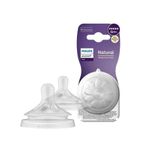 Philips Avent Natural Response Doğal Tepkili Biberon Emziği 5 Numara 6 Ay+ 2'li
