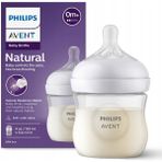 Philips Avent Natural Tepkili PP Biberon 125ML 0 AY+ BPA İçermez Anti-kolik Özellikli - Şeffaf - 125 ml