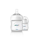 Philips Avent Natural Yenidoğan Biberon Seti, 125 ml ve 260 ml, Şeffaf