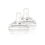 Philips Avent Philips Natural Yavaş Akışlı Silikon Biberon Emziği 1m+