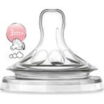 Philips Avent SCF045/27 Natural Biberon Emziği, Akış Ayarlı, 3m+ 2'li
