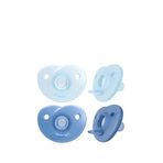 Philips Avent Soothie Açık Koyu 0-6 Ay Silikon 2'li Emzik - Mavi