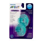 Philips Avent - Soothie - Amerika'dan emzik - 3 aydan itibaren (3 m+) - 2'li paket - yeşil