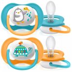 Philips Avent Ultra Air Animals Emzik, 6-18 Ay, Turkuaz-Turuncu
