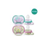 Philips Avent Ultra Air Emzik 0-6 Ay, 2'li Paket, Kız, SCF085/59