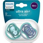 Philips Avent Ultra Air Emzik 18+ Ay, 2'li Paket, Erkek (3 Adet)