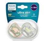 Philips Avent Ultra Air Emzik 6-18 Ay, 2'li Paket, Erkek