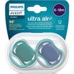 Philips Avent Ultra Air Emzik 6-18 Ay, 2'li Paket, Unisex (4 Adet)