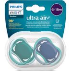 Philips Avent Ultra Air Emzik 6-18 Ay, 2'li Paket, Unisex (5 Adet)