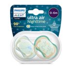 Philips Avent Ultra Air Gece Emziği 0-6 Ay, 2'li Paket, Erkek